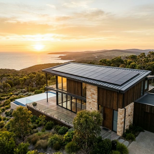 Modern Residential Solar Array